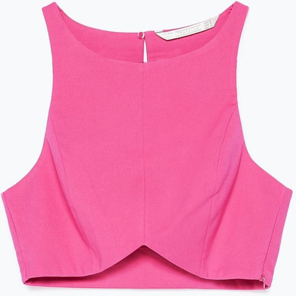 Zara cropped top/bra top